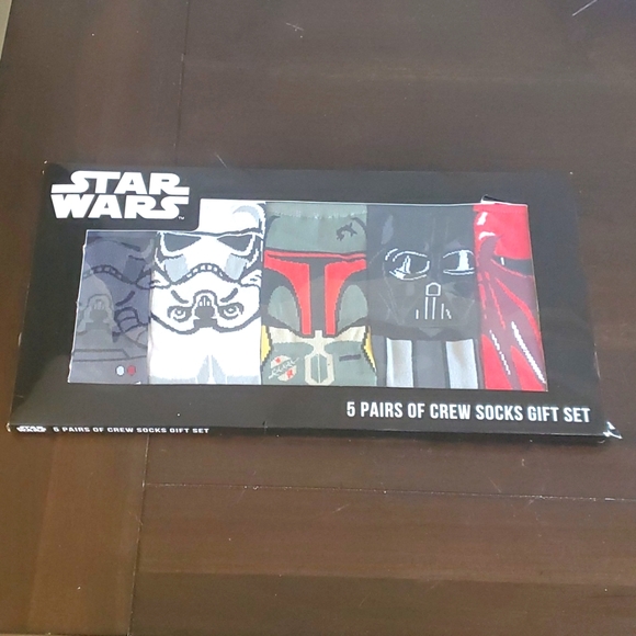 Star Wars Other - New Star Wars Adult Crew Socks Sets  (A-1)